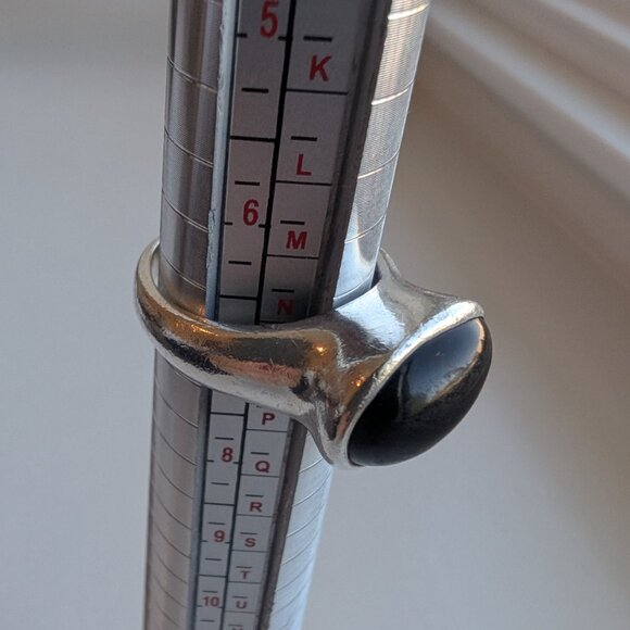 Ippolita Sterling Silver Oval Black Tiger Eye Diamond Cluster Band Ring 7 RARE - Picture 3 of 7